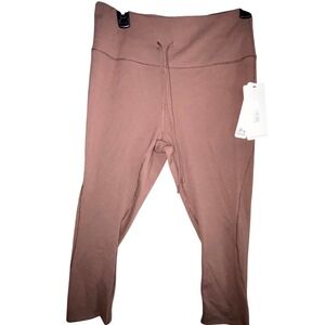 RBX Active Live Life Soft Touch Leggings Womens Large Brown Stretch High Waisted